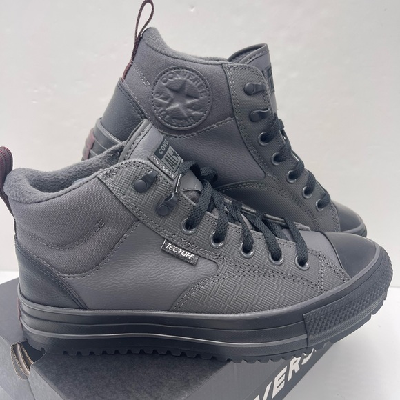 Converse Men’s
CTAS MALDEN STREET BOOT MID DARK MATTER/BLACK/BLOODSTONE Sneakers - Picture 9 of 16
